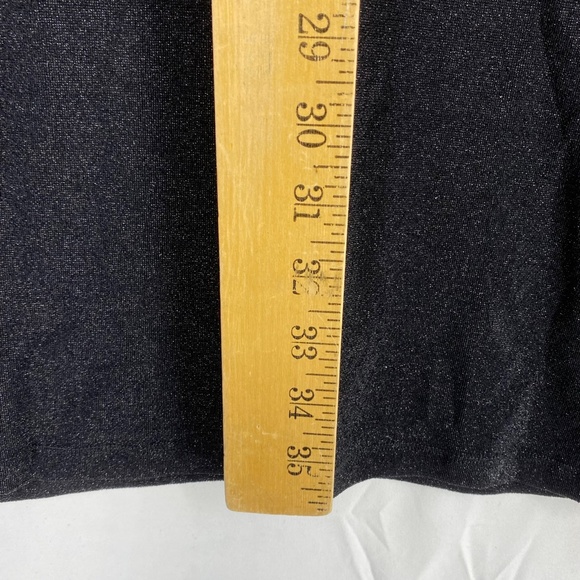 Wild Fable Juniors Size 4X Cut Out Bodycon Short Dress Black Lurex Long Sleeves - Picture 7 of 7